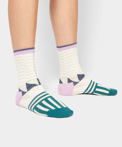 Dilly Socks Notre Chaussettes Pour Femmes: Pastel Tile