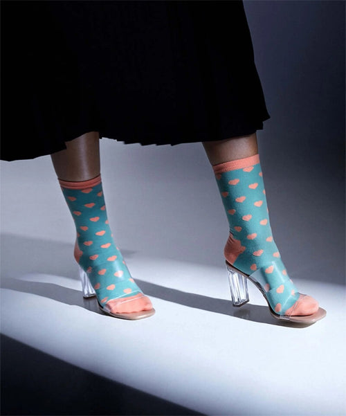 Dilly Socks Notre Chaussettes Pour Femmes: Peach Love