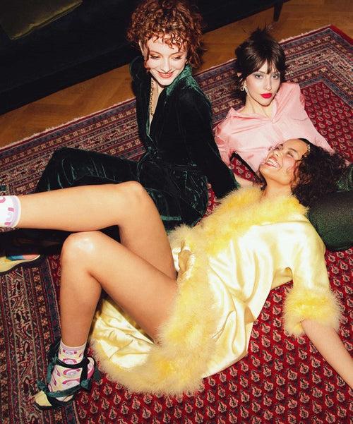 Dilly Socks Notre Chaussettes Pour Femmes: Pink Arc Assembly