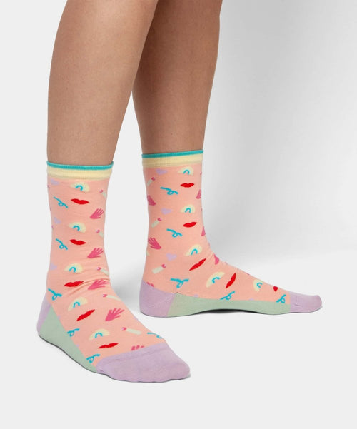 Dilly Socks Notre Chaussettes Pour Femmes: Rainbow Pantomime