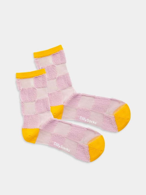 dilly socks Notre chaussettes pour femmes: Rosy Transdulescence