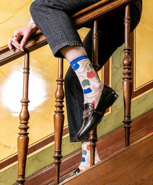 Dilly Socks Notre Chaussettes Pour Femmes: Sand Tulip