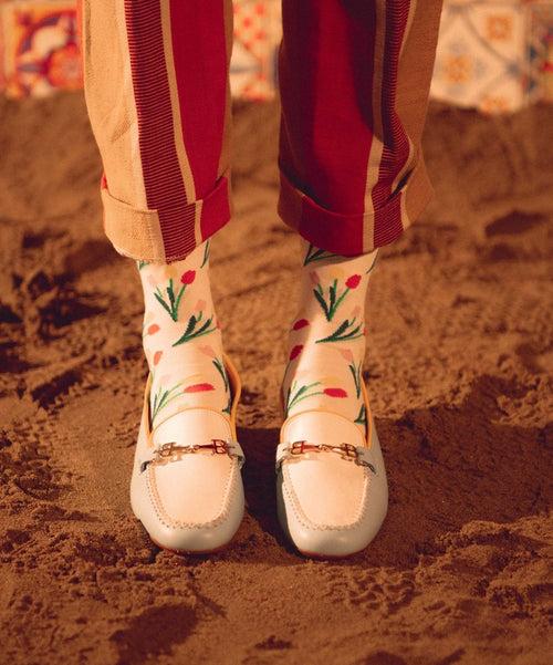 Dilly Socks Notre Chaussettes Pour Femmes: Tulip Treasure