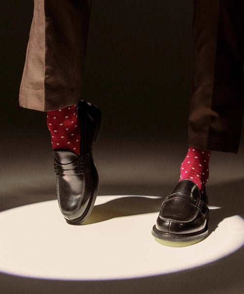 Dilly Socks Notre Chaussettes Pour Hommes: Snowflake Wine