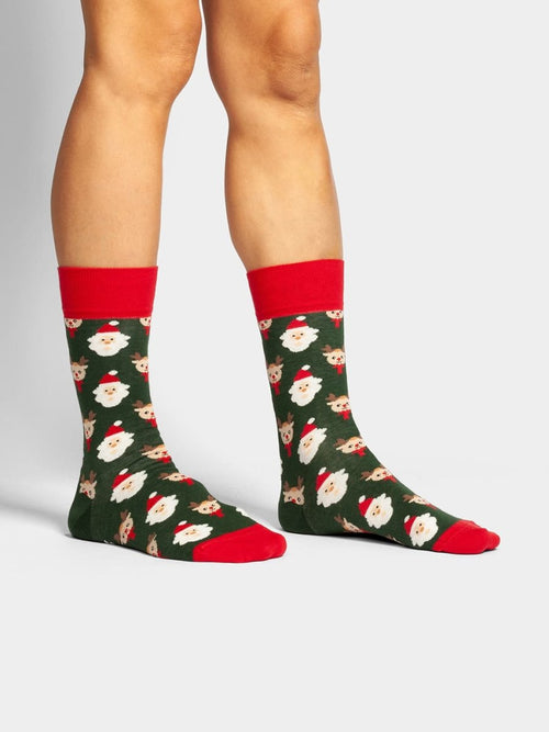 Dilly Socks Notre Chaussettes: Rudolph In The Forest