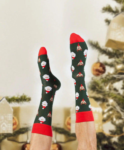 Dilly Socks Notre Chaussettes: Rudolph In The Forest