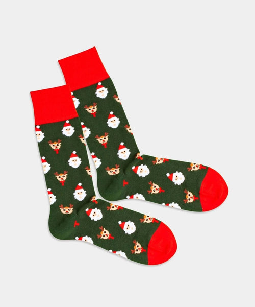 dilly socks Notre chaussettes: Rudolph in the Forest