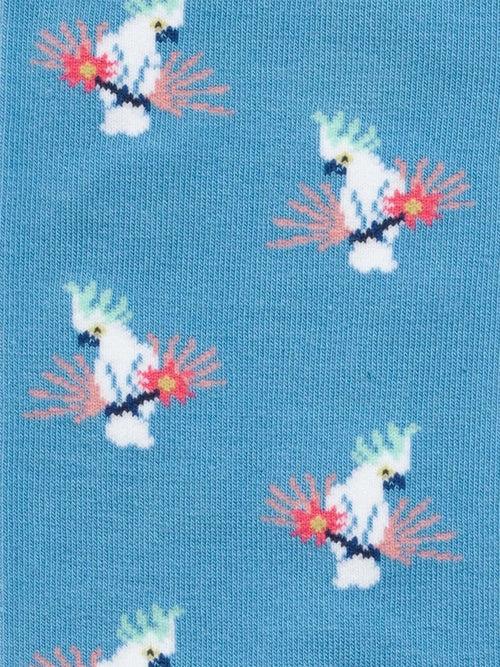 Dilly Socks Notre Chaussettes: Tropical Bird Of Paradise
