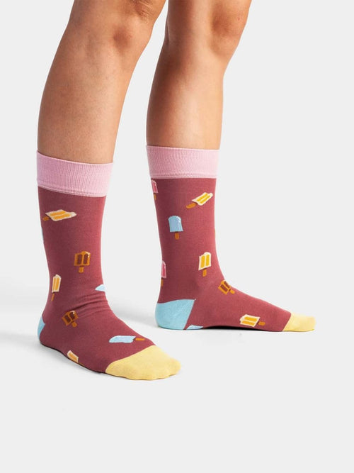 Dilly Socks Notre Chaussettes: We All Scream For Ice Cream