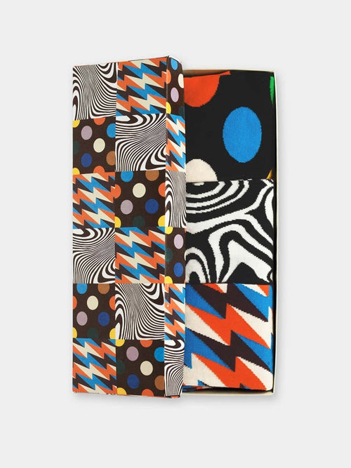 dilly socks Notre Coffret Cadeau Chaussettes: On A Short Trip (boîte de 3)