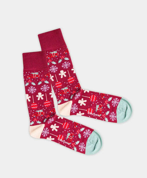 Dilly Socks Notre Coffrets Cadeaux: Candy Christmas Baubles
