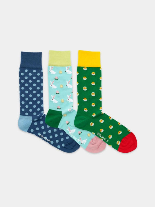 Dilly Socks Notre Coffrets Cadeaux: Egg Hunt (boîte De 3)