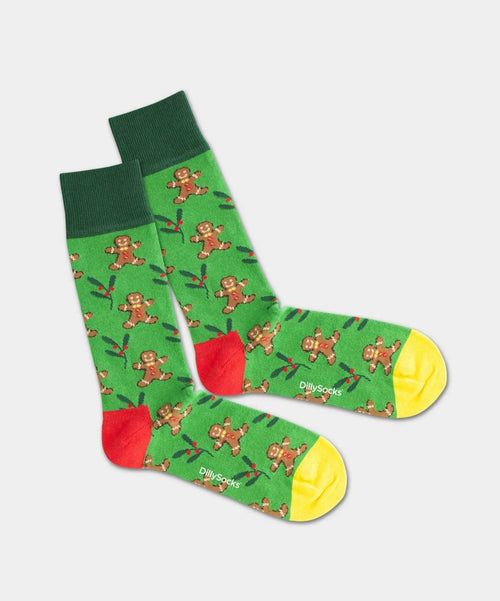 Dilly Socks Notre Coffrets Cadeaux: Santas Mistletoe