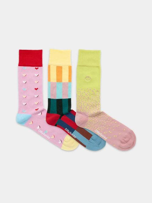 Dilly Socks Notre Coffrets Cadeaux: Situationship (boîte De 3)