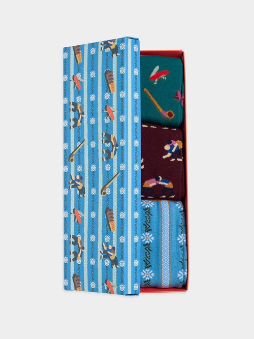 dilly socks Notre coffrets cadeaux: Swiss Essentials (boîte de 3) dilly socks Notre coffrets cadeaux: Swiss Essentials (boîte de 3)