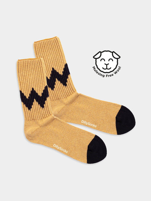 dilly socks Notre Des chaussettes en laine: Cozy Charlie dilly socks Notre Des chaussettes en laine: Cozy Charlie
