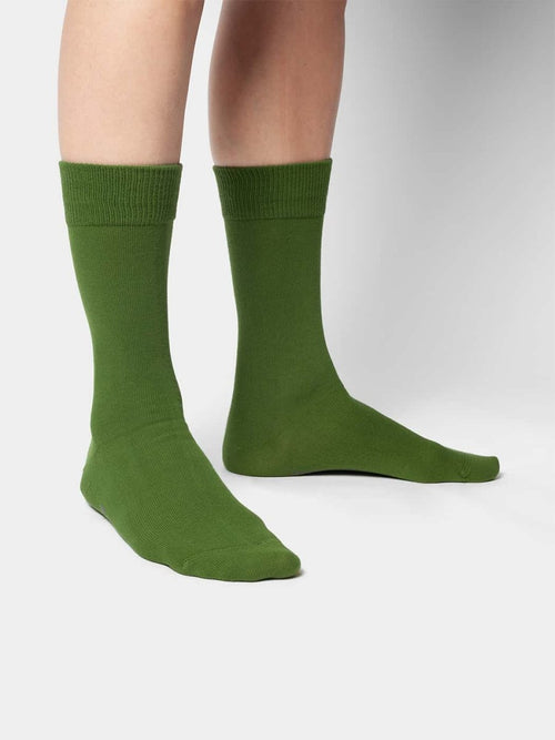 Dilly Socks Notre Jeux De Chaussettes: D-Compose Moss Green (pack De 2)