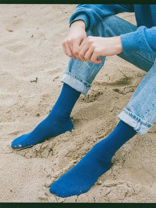 Dilly Socks Notre Jeux De Chaussettes: D-Compose Royal Blue (pack De 2)