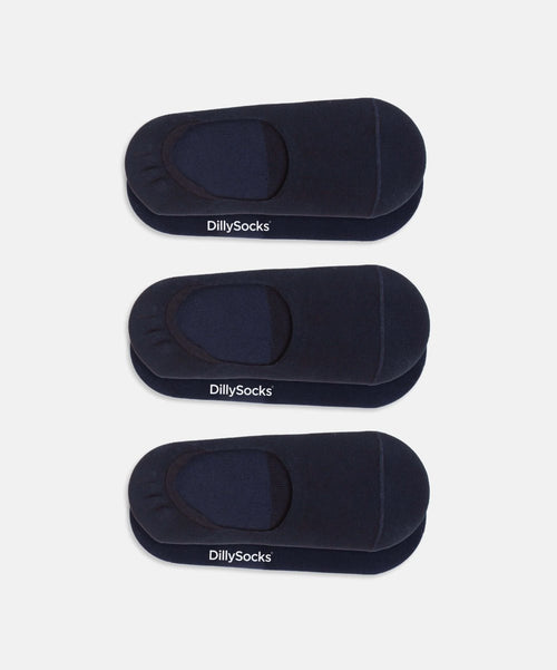 dilly socks Notre jeux de chaussettes: Hidden Dark Navy (pack de 3)