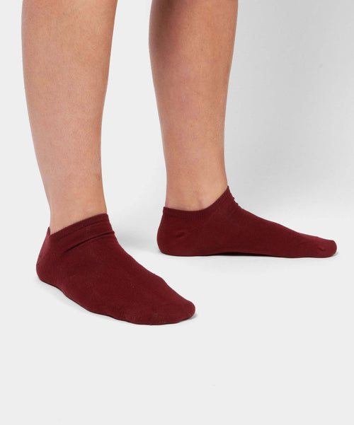 Dilly Socks Notre Jeux De Chaussettes: Short Wine Red (pack De 3)