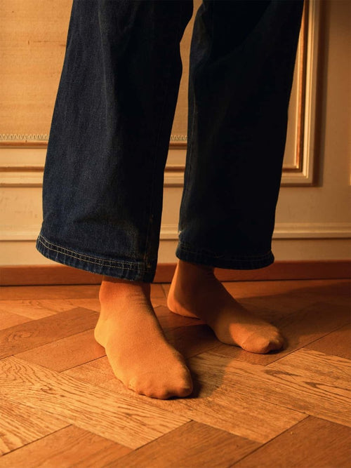 Dilly Socks Notre Jeux De Chaussettes: Smooth Golden Yellow (pack De 3)