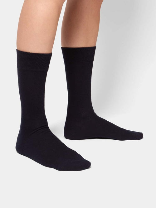 Dilly Socks Notre Jeux De Chaussettes: Smooth Night Black (pack De 3)