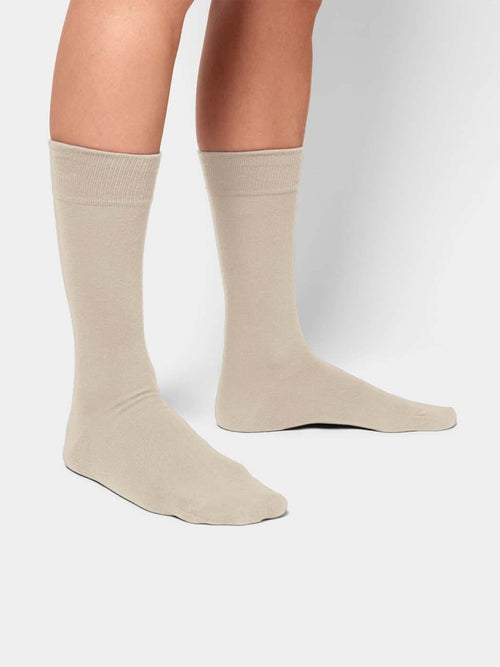 Dilly Socks Notre Jeux De Chaussettes: Smooth Nude Sand (pack De 3)