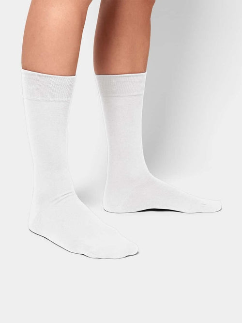 Dilly Socks Notre Jeux De Chaussettes: Smooth Snow White (pack De 3)