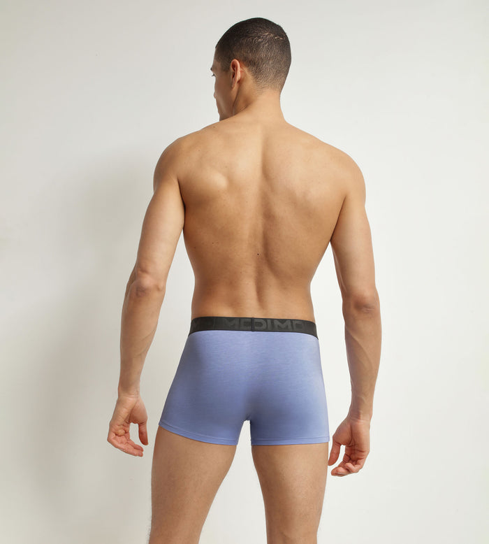 Dim Boxer Homme En Coton Modal à Ceinture Contrastée Bleu Dim Classic