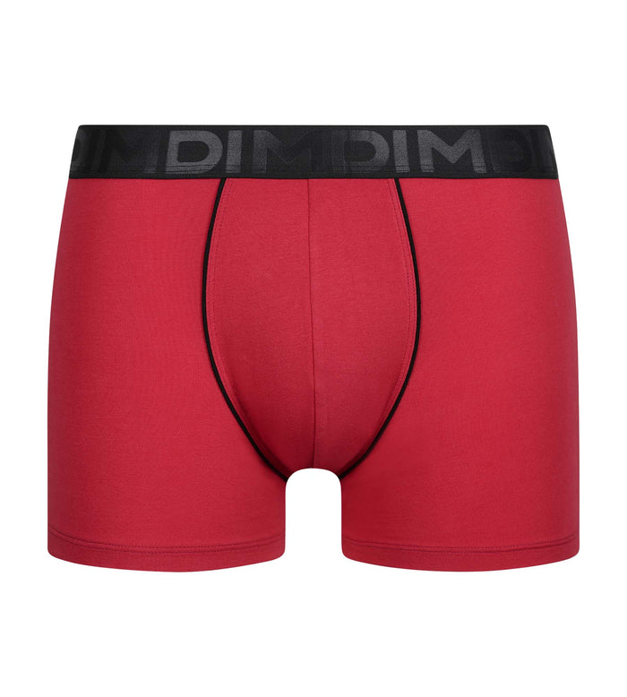 Dim Boxer Homme En Coton Modal à Ceinture Contrastée Rubis Dim Classic