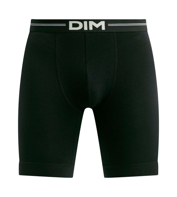 Dim Boxer Long Homme En Coton Modal Noir Dim Icons Essentiel