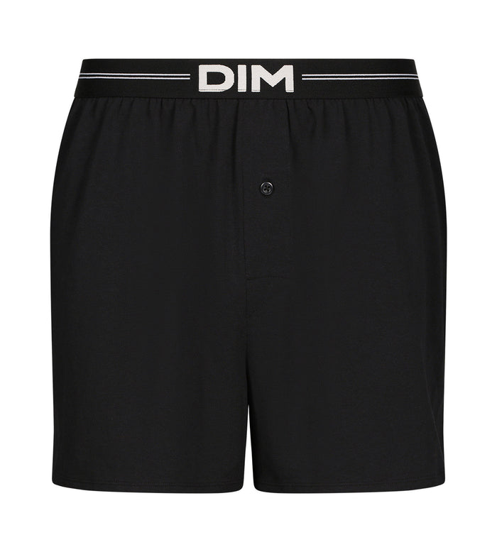 Dim Caleçon Homme En Coton Noir Dim Icons Essentiel