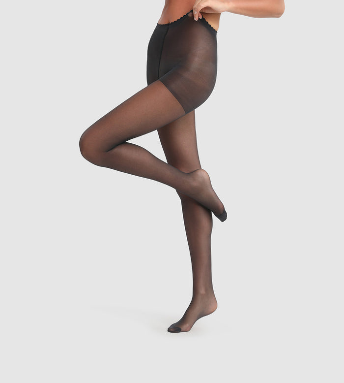 dim Collant voile transparent noir Body Touch Dim 17D