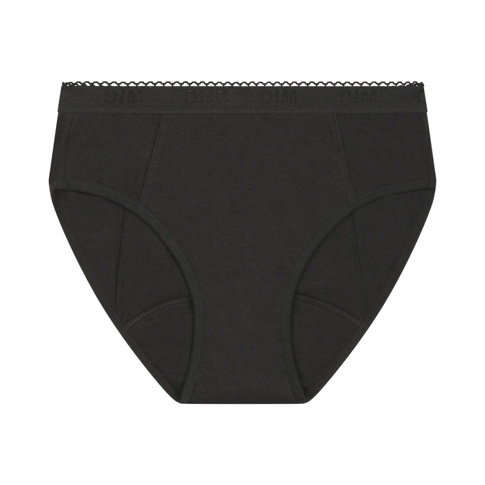 dim Culotte de règles fille en coton bio Flux Abondant Noir My Protect