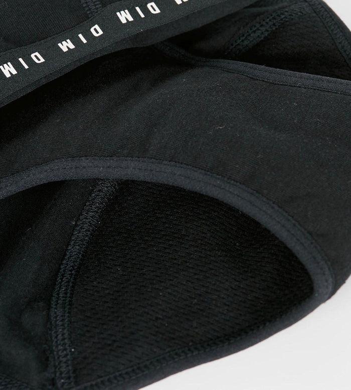 Dim Culotte De Règles Pour Fille En Coton Bio Flux Moyen Noir My Protect