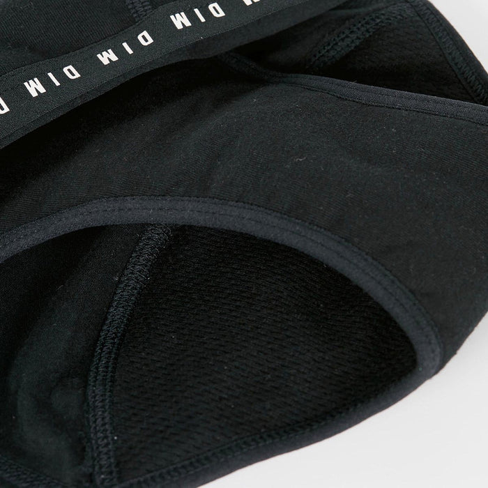 Dim Culotte De Règles Pour Fille En Coton Bio Flux Moyen Noir My Protect