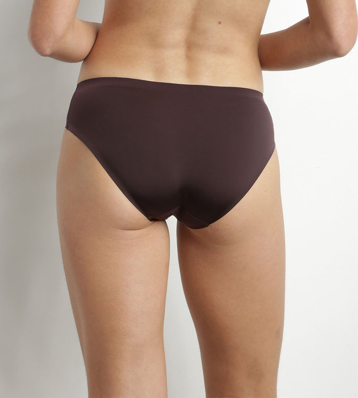 Dim Culotte En Microfibre Marron Précieux InvisiFree De Dim