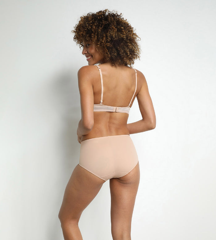 Dim Culotte Ventre Plat Taille Haute Couleur Chair Dim Silhouette Essentiel