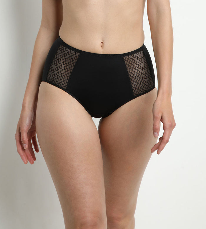 dim Culotte ventre plat taille haute noir Dim Silhouette Essentiel