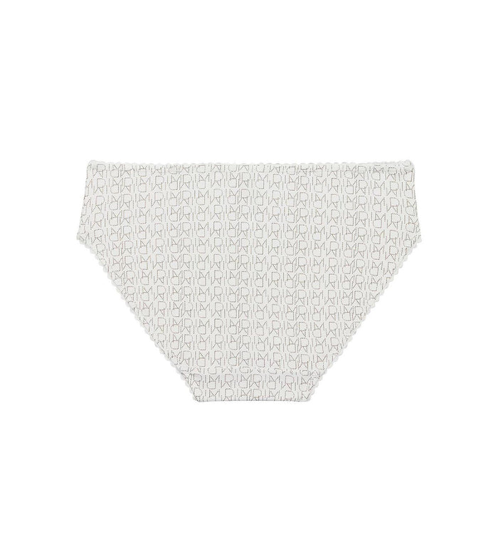 Dim Culotte Fille Blanche Imprimé Logo - Dim Touch