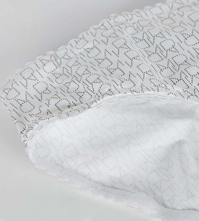 Dim Culotte Fille Blanche Imprimé Logo - Dim Touch