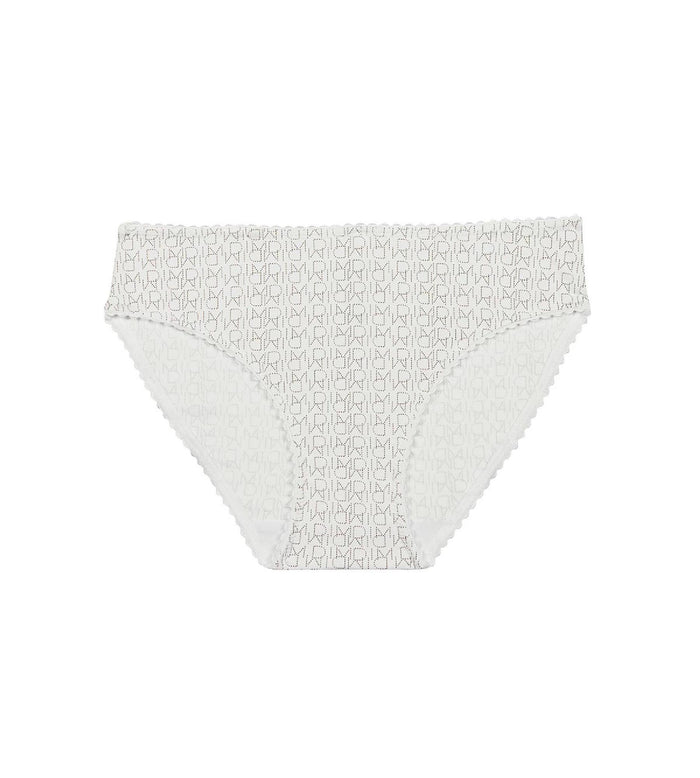 dim Culotte fille blanche imprimé logo - Dim Touch