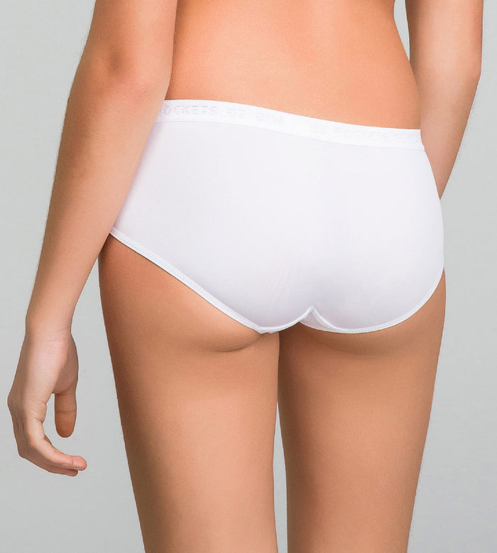 Dim Lot De 2 Shorties Fille Blancs - Pocket Micro