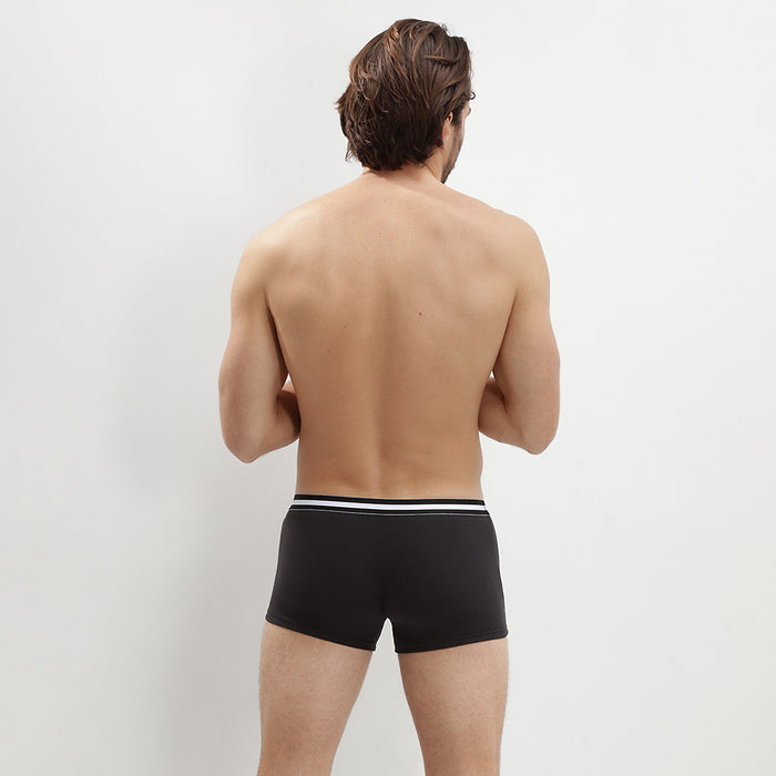 Dim Lot De 4 Boxers Noirs ECODIM Coton