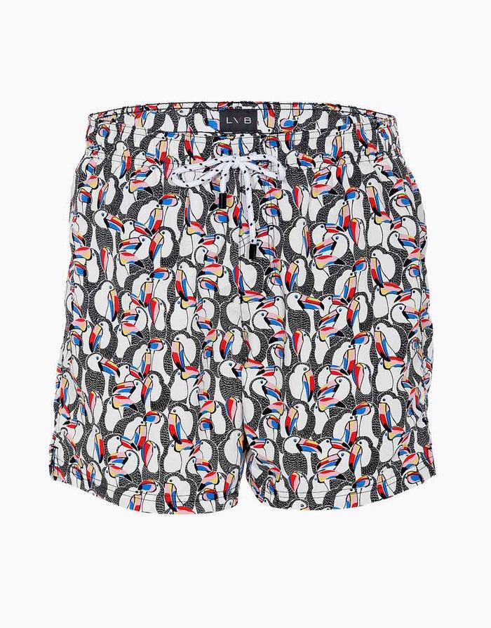 Dim Maillot De Bain Pour Homme Imprimé Toucan