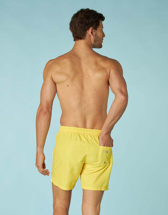 Dim Short De Bain Jaune Pastel Pour Homme