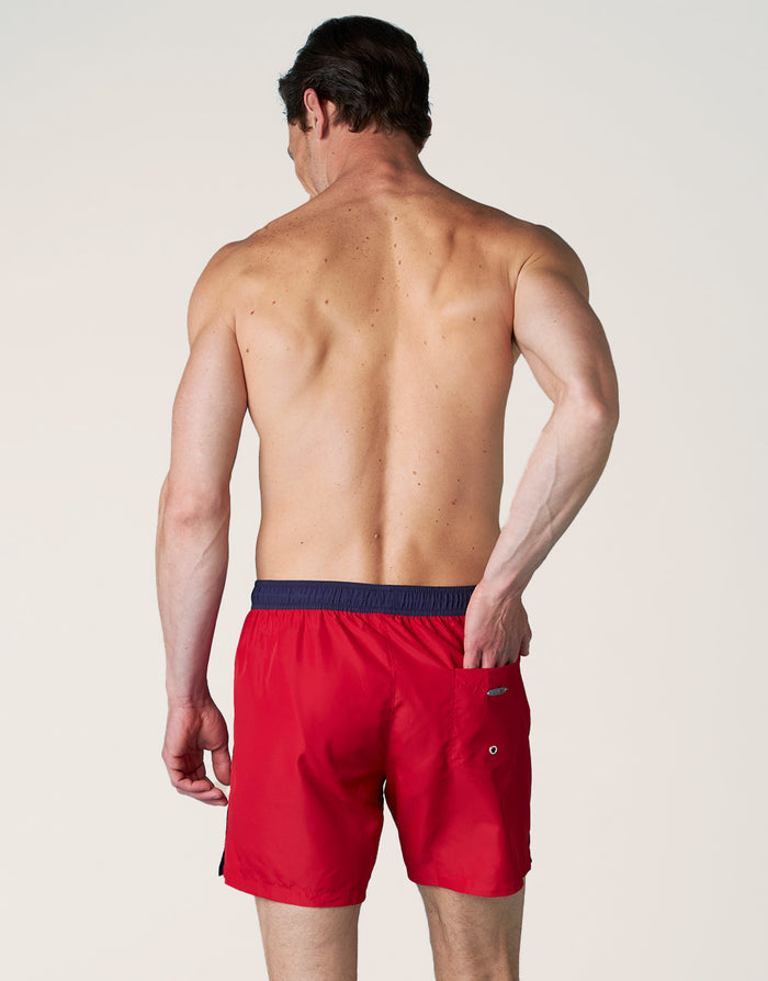 Dim Short De Bain Rouge Pour Homme