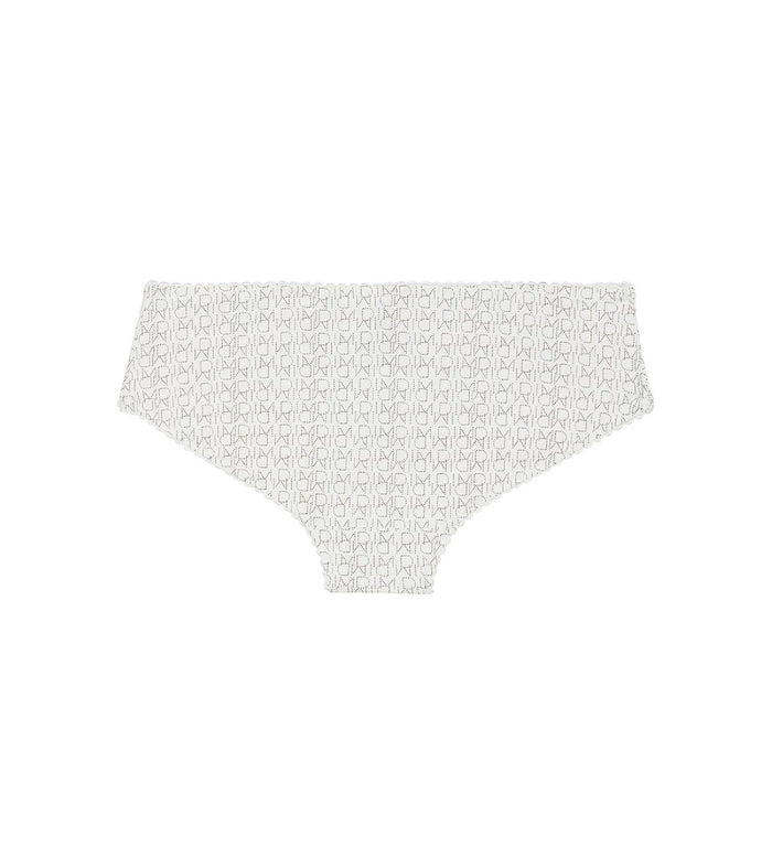 Dim Shorty Blanc Fille Imprimé Logo Dim Touch