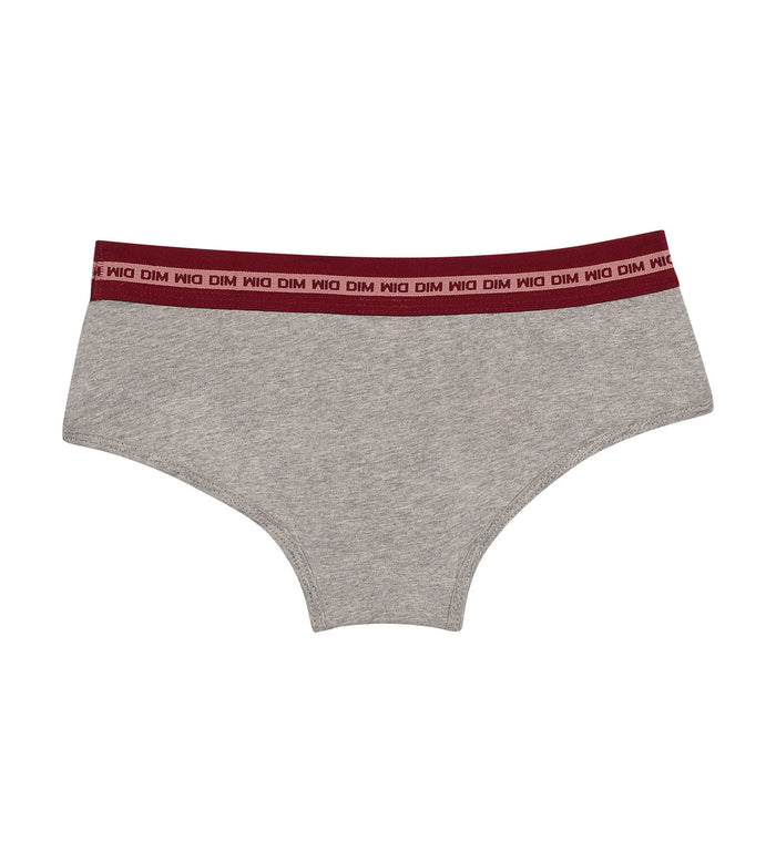 Dim Shorty Fille Dim Sport Gris Chiné