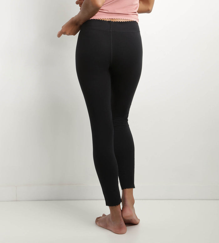 Dim Legging Femme Opaque En Coton Stretch Noir Body Touch Easy